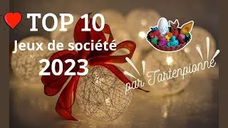 Miniature : TOP 10 🏆des meilleurs jeux de société 2023 par Tartenpionne