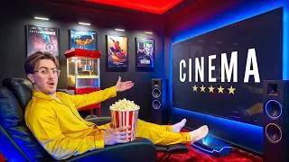 Miniature : J'ai construit une SALLE DE CINÉMA dans ma chambre
