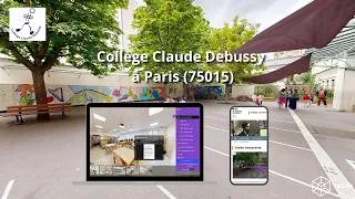 Miniature : Visite immersive du Collège Claude Debussy (Paris 15ᵉ) — extrait