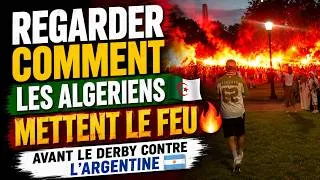 Miniature : 🔥 Regardez comment les Algériens mettent le feu avant le choc contre l'Argentine 🇩🇿🇦🇷