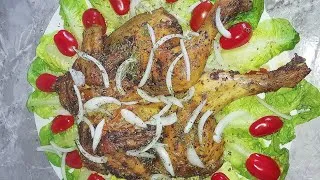 Miniature : Poulet grillé au four croustillant et juteux