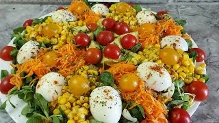 Miniature : 🥗 Fraîche, colorée et pleine de saveurs… la salade de crudités qui met tout le monde d’accord 😍🌞