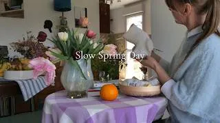 Miniature : Slow Spring Day in France | Wild Garlic Pesto, Cozy Cooking & Knitting