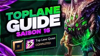 Miniature : GUIDE ULTIME TOPLANE S16 - Optimiser la quête pour WIN