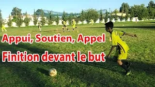 Miniature : Appui, Soutien, Appel / Exercice centre et finition devant le but