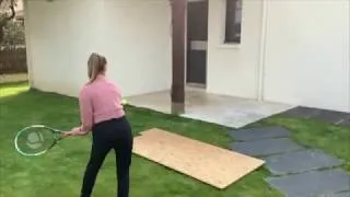 Miniature : Tennis exercice à la maison, seul ou à plusieurs
