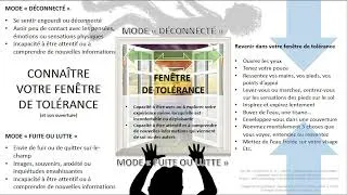 Miniature : Fenêtre de tolerance