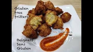 Miniature : Beignets banane sans gluten.Réalisez la recette seulement 2 ingrédients banane & riz en 30 minutes
