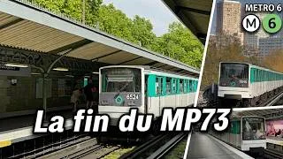 Miniature : [Métro] La fin du MP73 de la ligne 6 ! #paris #ratp #metro