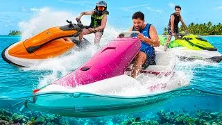 Miniature : ON TEST ENFIN LE KAWASAKI SUPER CHICKEN ET LE SEADOO 3D ! ( en panne sur l'eau...)