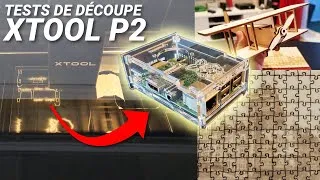 Miniature : La découpe d'acrylique et de bois est facile avec le laser CO2 xTool P2 55W!