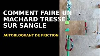 Miniature : Machard Tressé sur sangle. Tuto Alpi 130 [EVOLUTION]