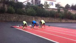 Miniature : Départ starting block - Lison Tristan Mathieu