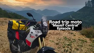 Miniature : Road trip moto "Massif Central" - Episode 2 - sous un gros déluge de pluie