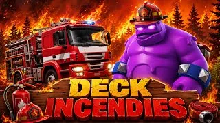 Miniature : Le DECK des INCENDIES, la Lozerty soutient les POMPIERS, sur Clash Royale !
