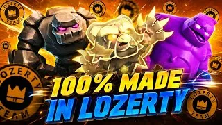 Miniature : Je CRÉE le MEILLEUR DECK BERSEKER HÉRO ? (Certifié Made in Lozerty) sur Clash Royale !