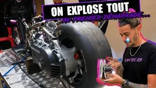 Miniature : ON EXPLOSE TOUT AU PREMIER DÉMARRAGE... 😭 Dragscoot 70cc LMR Engines