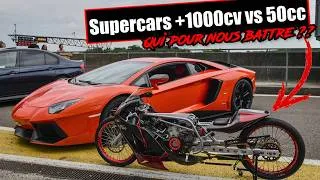 Miniature : On affronte des SUPERCARS à +1000cv avec notre 115cc LMR 😈