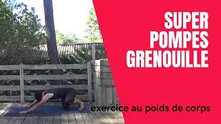 Miniature : Pompe Grenouille : pectoraux, épaules, triceps, dorsaux, gainage et mobilité latérale du dos