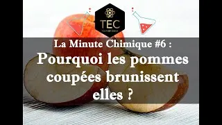 Miniature : [La Minute Chimique #6] - Pourquoi les pommes fraîchement coupées brunissent elles ?