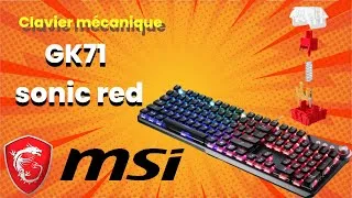 Miniature : clavier viggor GK71 Sonic Red