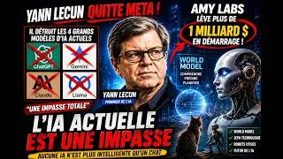 Miniature : Le futur de l’IA ne sera PAS les LLM selon Yann LeCun “Aucune IA n’est plus intelligente qu’un chat”
