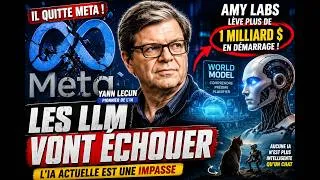 Miniature : Yann LeCun QUITTE Meta Le futur de l’IA ne sera PAS les LLM