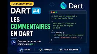 Miniature : Formation Dart #4 : Les Commentaires en Dart | Comment Documenter Son Code Comme un Pro