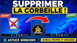 Miniature : Comment supprimer l’icône de la corbeille du bureau sur Windows