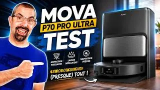 Miniature : J'ai testé l'aspirateur robot à 30 000 Pa... C'est du délire ! (MOVA P70 Pro Ultra)