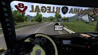 Miniature : 🚛 Euro Truck Simulator 2 | Scania V8 1000+ CH | Slovénie → Autriche à fond la caisse ! Vidéo 1