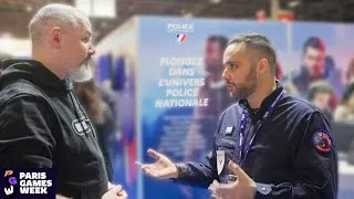 Miniature : La police nous parle de son jeu à la Paris Games Week