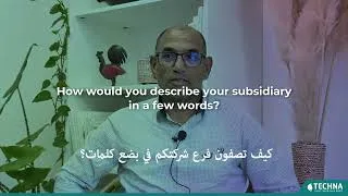 Miniature : TECHNA TUNISIE : interview with the director Mourad Dinar