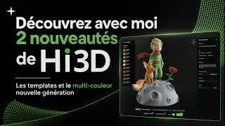 Miniature : Hi3D évolue encore, avec deux nouvelles fonctions. Les templates et le multicouleur amélioré.