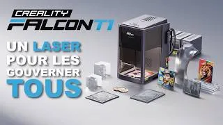 Miniature : Creality Falcon T1, laser modulaire : premier test avec le module fibre 20W