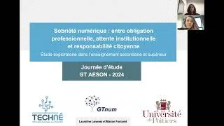 Miniature : Journée d'étude AESON 2024 : Sobriété numérique