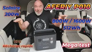 Miniature : AFERIY P010 512Wh 800W #AFERIY #campingcar #autonomie #battery #liberty