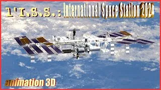 Miniature : Explorez la Station Spatiale Internationale (ISS) en 2024 : Animation 3D