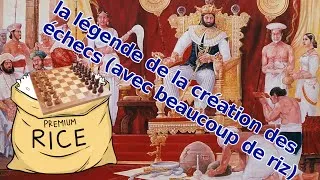 Miniature : Les puissances dans les légendes indiennes. Riz, échecs, et suite géométrique.