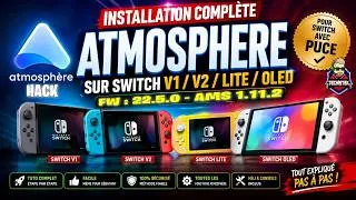 Miniature : Installer Atmosphère sur Nintendo Switch (V1, V2, Lite & OLED avec Puce) | Tutoriel Complet 2026