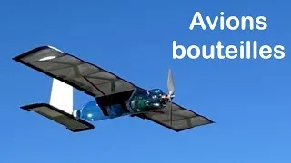 Miniature : Avion mousse et avion bouteille électriques - Essais du 7 aout 2025