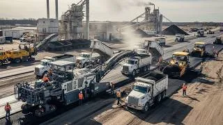 Miniature : Comment les Américains Recyclent des Millions de Tonnes d’Asphalte en Déterrant d’Anciennes Routes