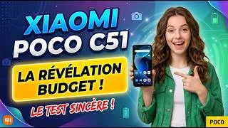 Miniature : Xiaomi POCO C51 Test 2026 📱 Vaut-il Encore le Coup Aujourd’hui ?