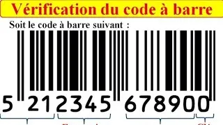 Miniature : Systèmes de numération et codes : exercice《 vérification du code à barre》