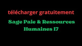 Miniature : télécharger GRATUITEMENT Sage Paie  Ressources Humaines