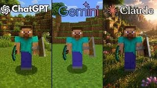 Miniature : ChatGPT vs Gemini vs Claude Créer Minecraft de Zero