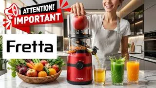 Miniature : Extracteur de jus à pression à froid Fretta : L'essentiel à s'avoir avant d'acheter