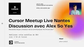 Miniature : Interview de @alexsoyes AI Driven Dev at Cursor Meetup Nantes LIVE 🚀