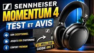Miniature : Sennheiser MOMENTUM 4 : test complet du meilleur casque sans fil