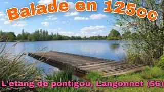 Miniature : balade en 125cc: l étang de Pontigou, Langonnet (56)